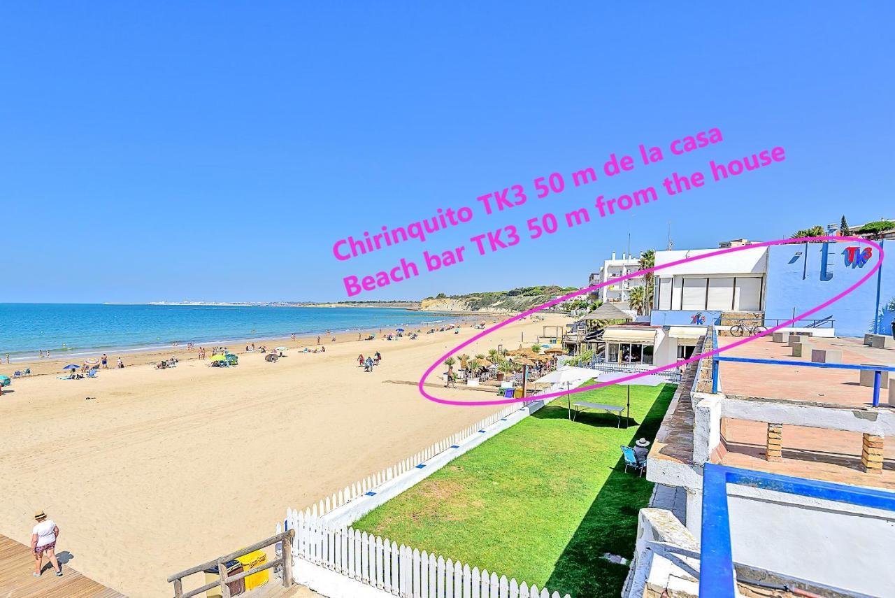 Ocean Sunset Beachfront House With Terraces El Puerto de Santa Maria Ngoại thất bức ảnh